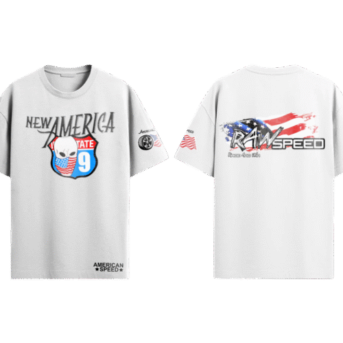 American Speed White Jacket