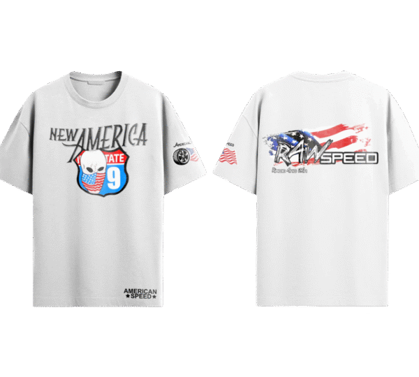 American Speed White T-Shirt