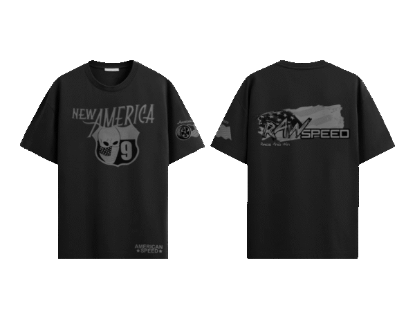American Speed Black T-Shirt