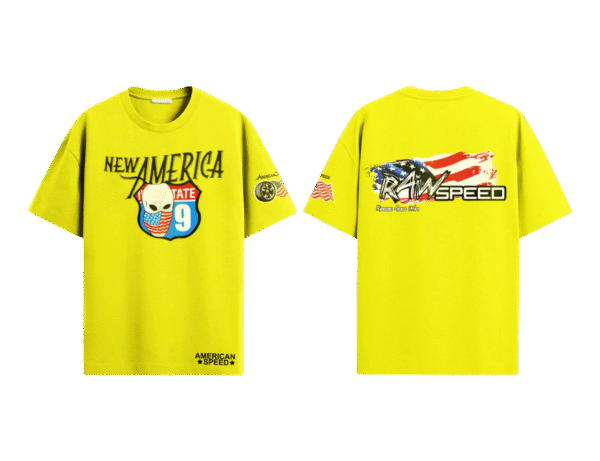 American Speed Yellow T-Shirt