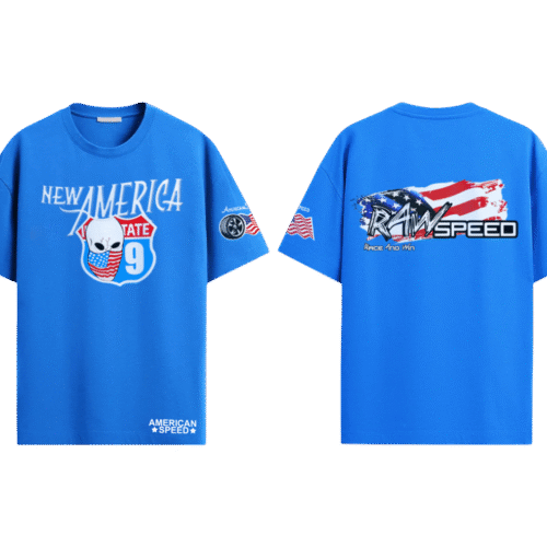 American Speed Blue T-Shirt