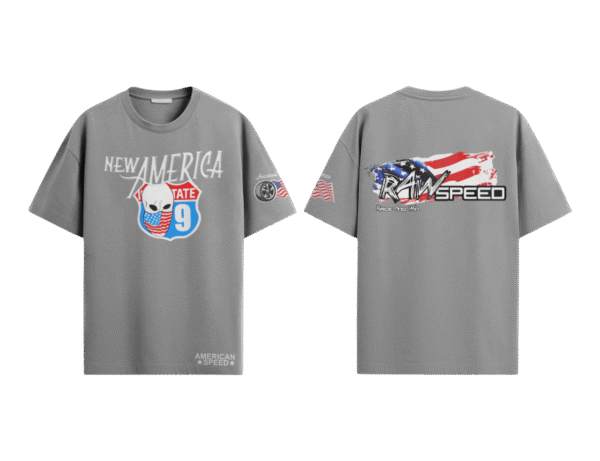 American Speed Gray T-Shirt