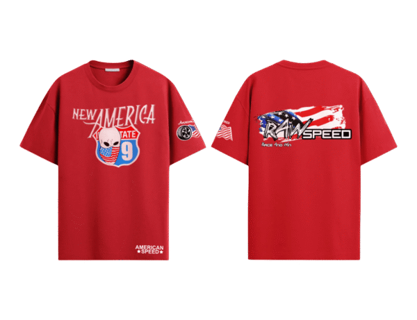 American Speed Red T-Shirt