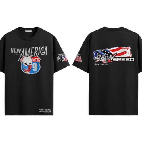 American Speed Black T-Shirt