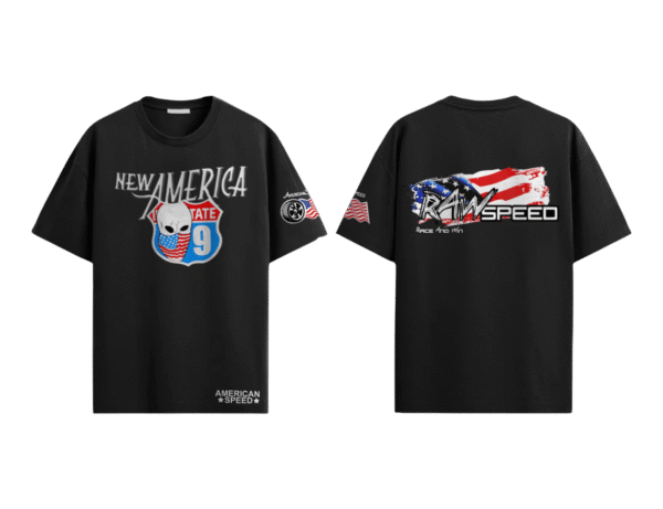 American Speed Black T-Shirt