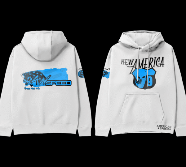 American Speed Blue Hoodie